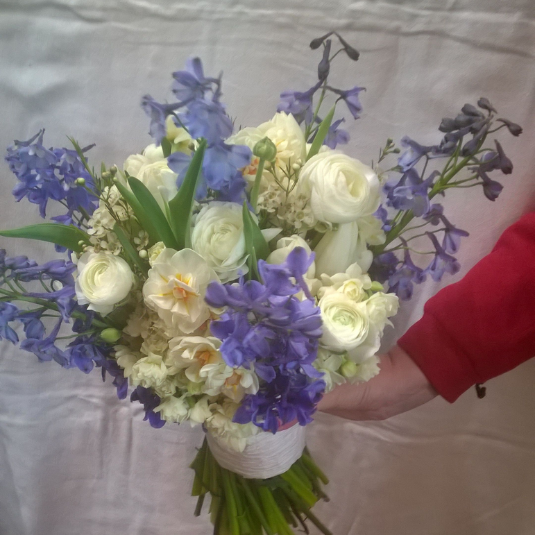Brides Spring flowers Hand Tied 