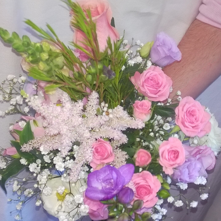 Bridesmaid Hand Tied