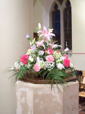 Church flower arrangements