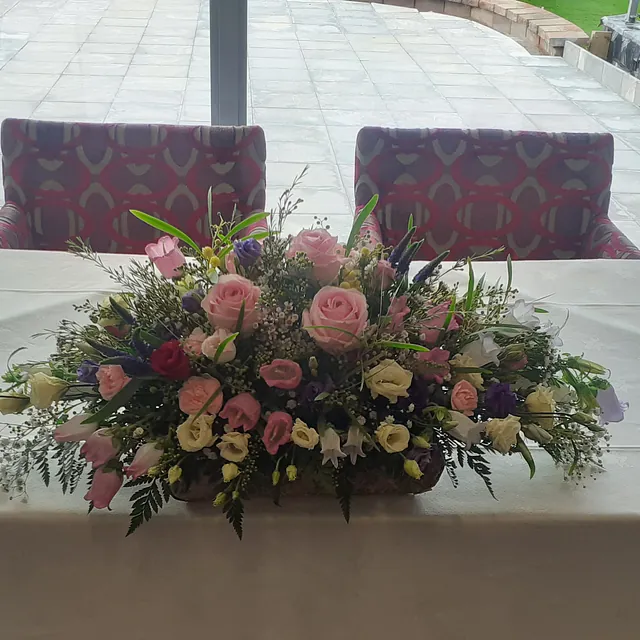 Ceremony / Top table flower arrangement