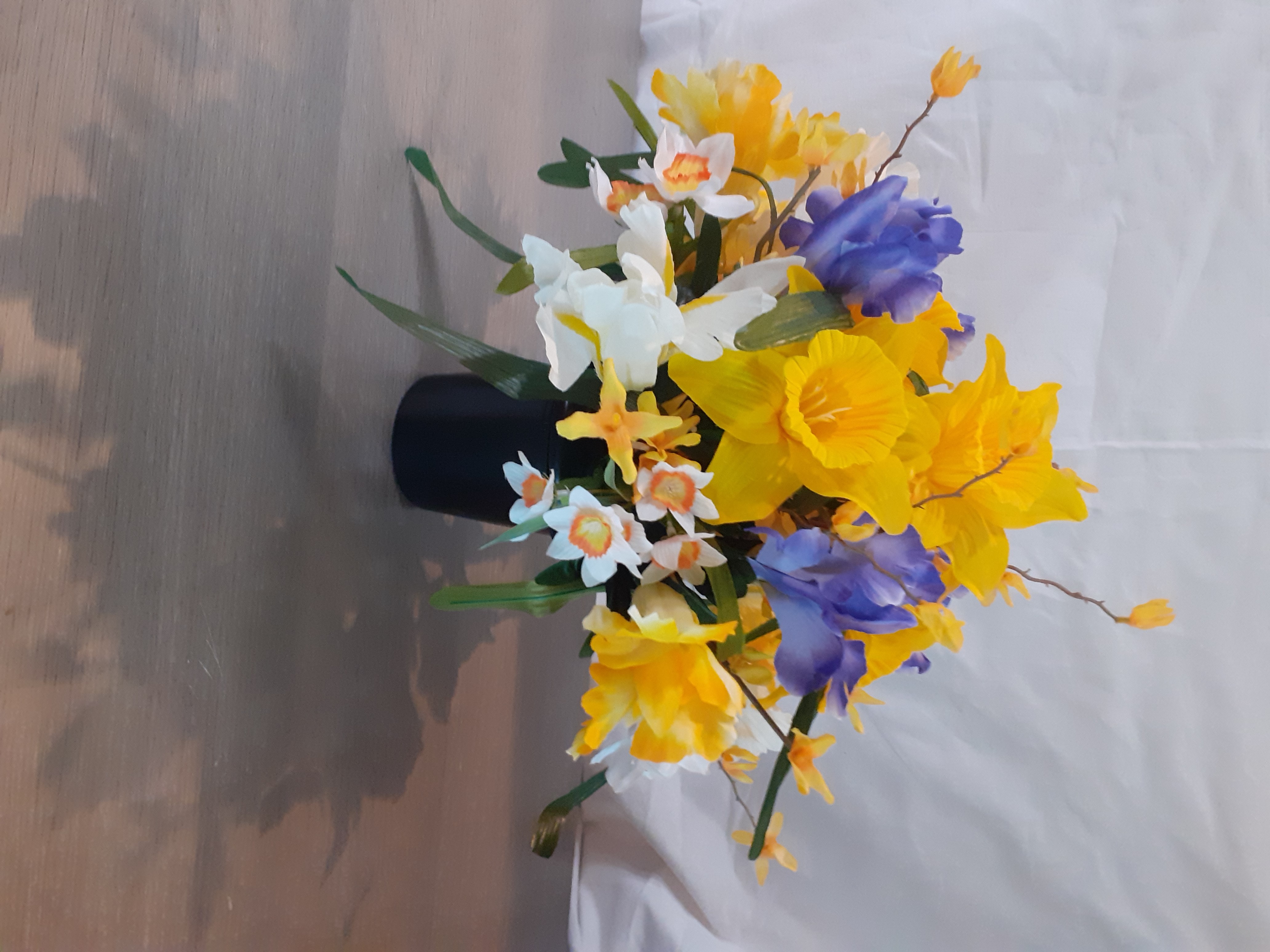 Silk Spring Flowers for Head Stones / Graves