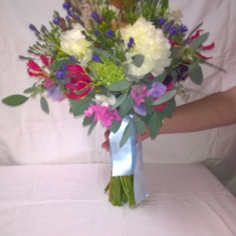 Wedding bouquet for Artist Bride 