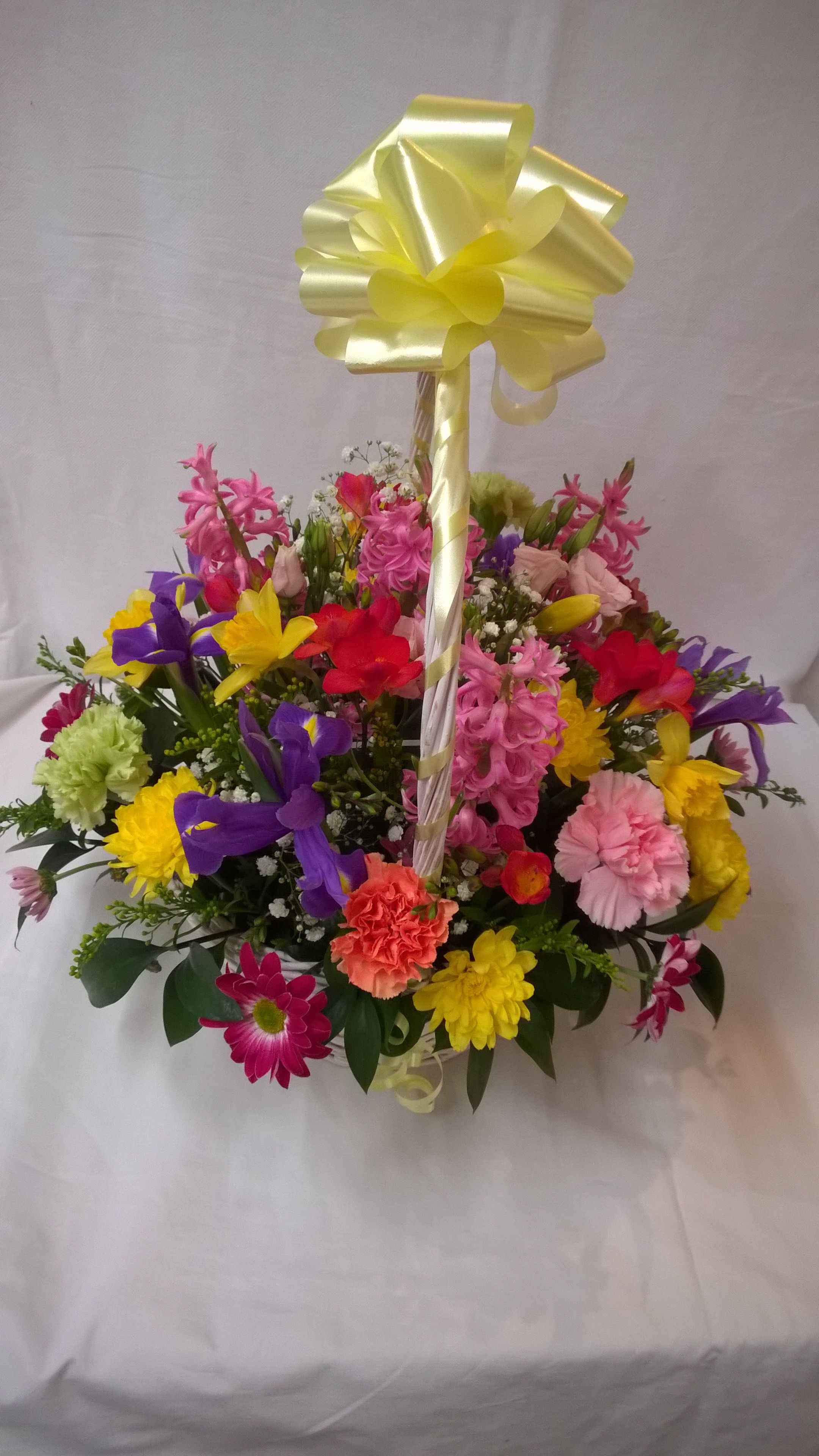 Mothers Day Spring Flower Basket 
