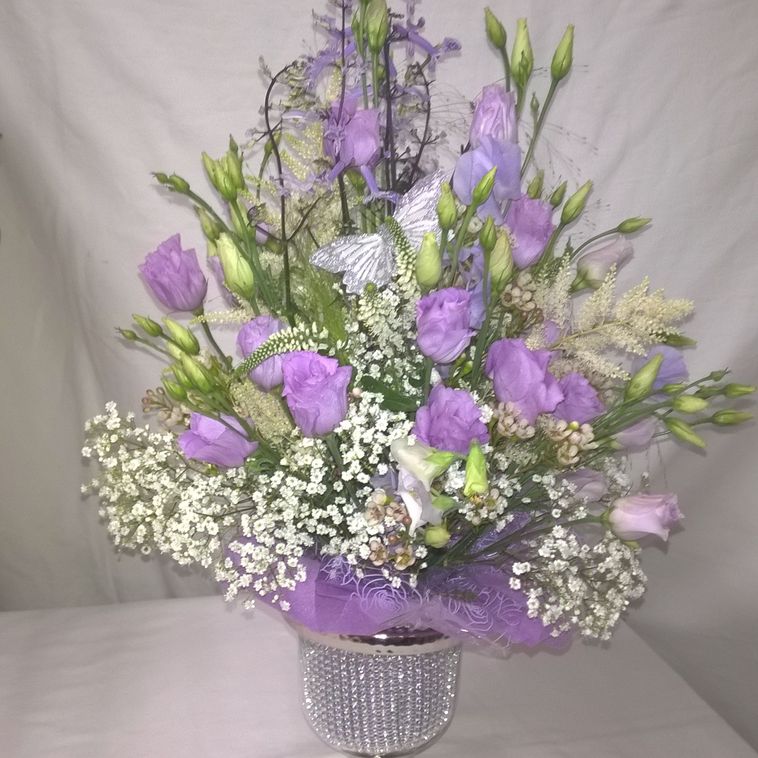 Table Centre in Lavender 
