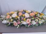 Country Cottage Flowers Coffin Spray 