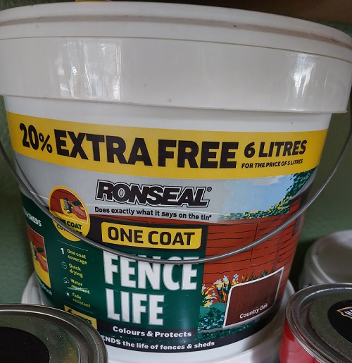 Fence Paint Ronseal £11.99