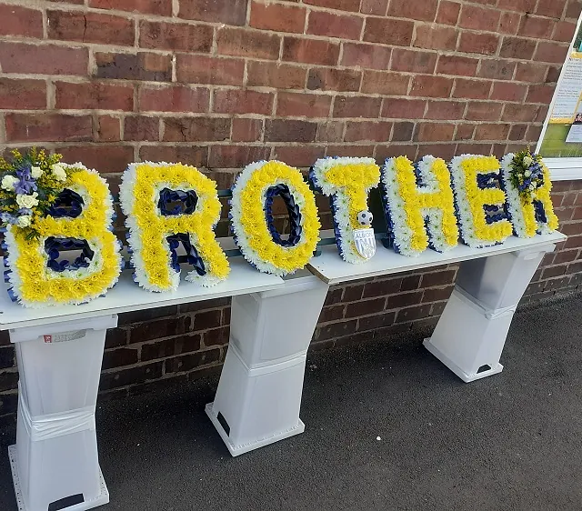 Brother in letters 3D effect