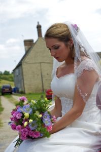 Bride wedding flower bouquet